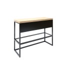 Baltica Design TRINE III konsola łazienkowa 100 cm czarny/dąb