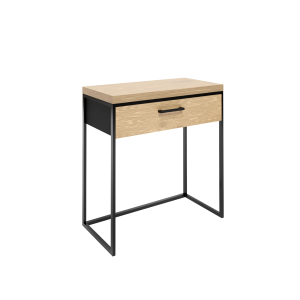 Baltica Design ELIN IV konsola łazienkowa 75x43 czarny/dąb 