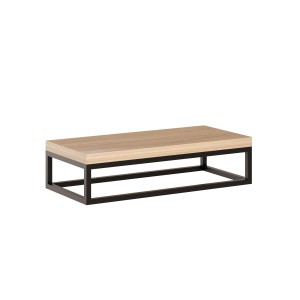 Baltica Design BENTE III konsola łazienkowa wisząca 75x35 czarny/dąb