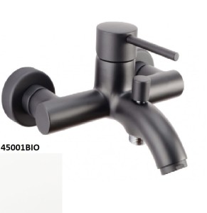 Emmevi Rubinetterie Piper 45001BIO bateria wannowa ścienna jednouchwytowa biała