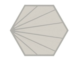 Marca Corona Paprica P3 Esagona 25x21,6 F917 płytki heksagonalne