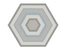 Marca Corona Paprica P1 Color Esagona 25x21,6 F923 płytki heksagonalne