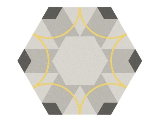 Marca Corona Paprica P2 Color Esagona 25x21,6 F924 płytki heksagonalne