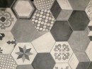 Marca Corona Terra Antracite Esagona 25x21,6 0093 płytki heksagonalne