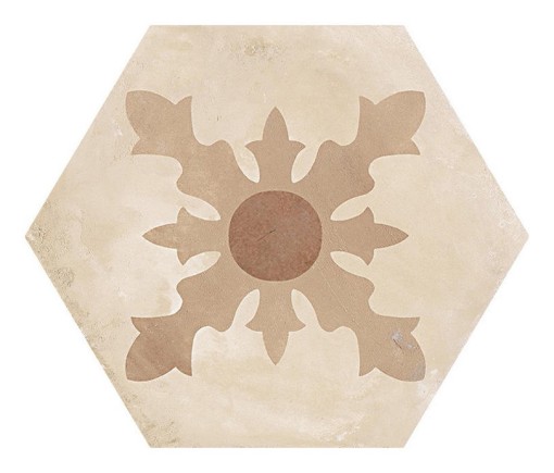 784.Marca Corona Terra Cardinale Esagona Versione C 25x21,6 0407 płytki heksagonalne