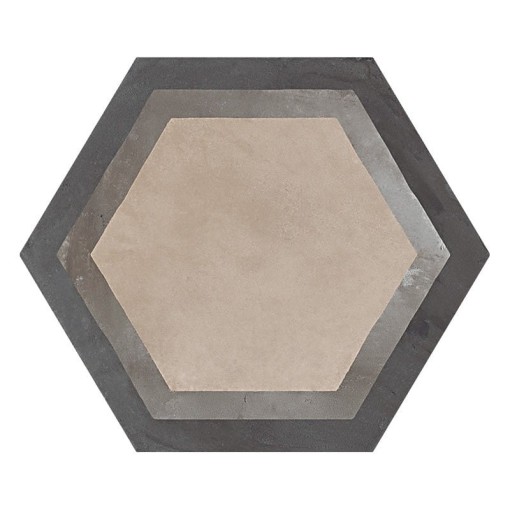Marca Corona Terra Cornice Esagona Versione F 25x21,6 0394 płytki heksagonalne