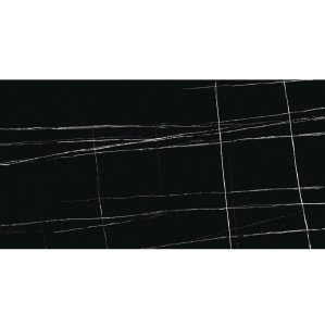 Netto Ceramika Markinia Black High Glossy 60x120 płytki gresowe marmurowe