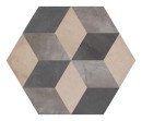 Marca Corona Terra Cubo Esagona Versione F 25x21,6 0400 płytki heksagonalne