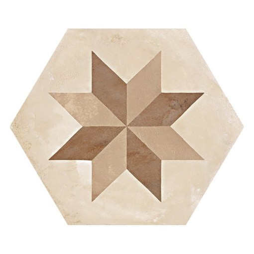 Marca Corona Terra Stella Esagona Versione C 25x21,6 0403 płytki heksagonalne