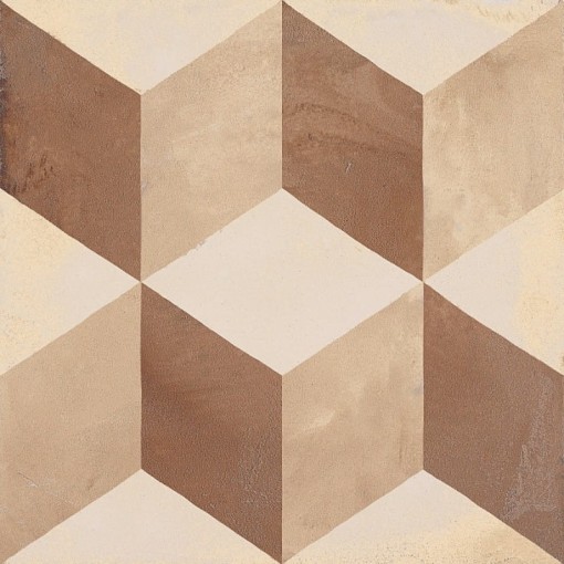 Marca Corona Terra Cubo Versione C 20x20 0369 płytki gresowe patchworkowe