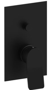 Paffoni Tilt TI015NO czarna bateria prysznicowa podtynkowa 2-drożna jednouchwytowa