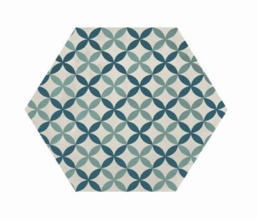 Marca Corona Terra Art Astro Oceano/Cielo Esagona 25x21,6 I411 płytki heksagonalne