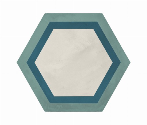 Marca Corona Terra Art Cornice Oceano/Cielo Esagona 25x21,6 I413 płytki heksagonalne