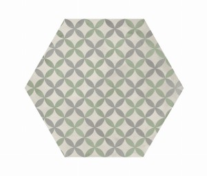 Marca Corona Terra Art Astro Sabbia/Menta Esagona 25x21,6 I418 płytki heksagonalne
