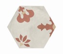 Marca Corona Terra Art Giglio Tramonto/Crema Esagona 25x21,6 I424 płytki heksagonalne
