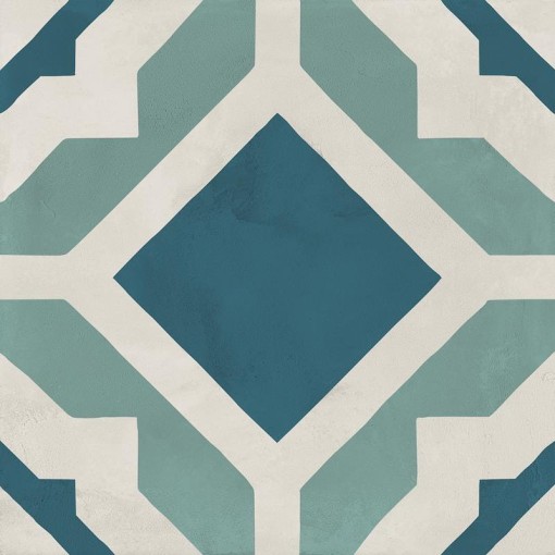 Marca Corona Terra Art Geometrico Oceano/Cielo 20x20 I382 płytki gresowe patchworkowe