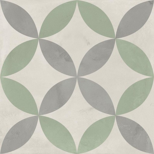 Marca Corona Terra Art Astro Sabbia/Menta 20x20 I390 płytki gresowe patchworkowe
