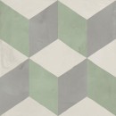 Marca Corona Terra Art Mix Sabbia/Menta 20x20 I394 płytki gresowe patchworkowe