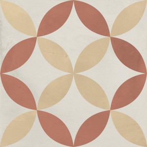 Marca Corona Terra Art Mix Tramonto/Crema 20x20 I401 płytki gresowe patchworkowe