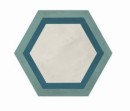 Marca Corona Terra Art Mix Oceano/Cielo Esagona 25x21,6 I415 płytki heksagonalne