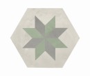 Marca Corona Terra Art Mix Sabbia/Menta Esagona 25x21,6 I422 płytki heksagonalne