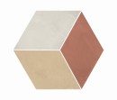 Marca Corona Terra Art Mix Tramonto/Crema Esagona 25x21,6 I429 płytki heksagonalne