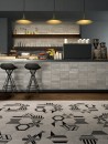 Marca Corona Textile Silver Esagona 25x21,6 D567 płytki heksagonalne