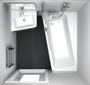Ravak 10° C811000000 wanna narożna do zabudowy 170x100 lewa biała