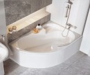 Ravak Rosa I CV01000000 wanna narożna do zabudowy 140x105 prawa biała
