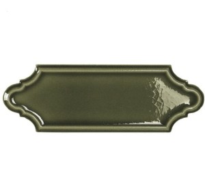 APE/Carmen Hamptons Mecox Victorian Green Crackled 5x15 płytki ścienne cegiełki dekoracyjne