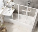 Ravak BeHappy II C981000000 wanna narożna do zabudowy 150x75 lewa biała
