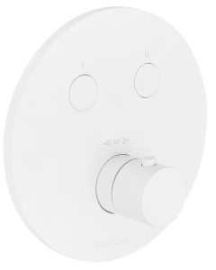 Paffoni Light CPT018BO bateria prysznicowa podtynkowa termostatyczna 2-drożna jednouchwytowa biała