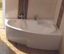 Ravak Asymmetric C451000000 wanna narożna do zabudowy 150x100 prawa biała