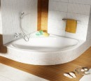 Ravak NewDay C661000000 wanna narożna do zabudowy 150x150 biała