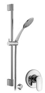 Paffoni Candy CA010ZN3CR chromowany zestaw prysznicowy podtynkowy jednouchwytowy