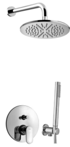 Paffoni Candy CA015ZSC3ACR chromowany zestaw prysznicowy podtynkowy