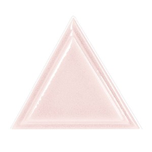 APE/Carmen Hamptons Foster Pink Crackled 11x13 płytki ścienne trójkątne