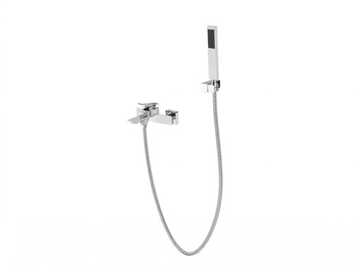 Besco Aspira BW-AS-CH chromowana bateria wannowa ścienna