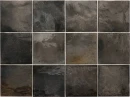 Equipe Hanoi Black Ash 10x10 płytki cegiełki rustykalne