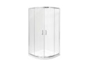 Besco Modern 90x90x185 MP-90-185-C chromowana narożna półokrągła kabina prysznicowa