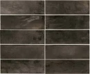 Equipe Hanoi Black Ash 6,5x20 płytki cegiełki rustykalne
