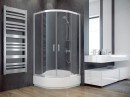 Besco Modern 80x80x165 MP-80-165-C chromowana półokrągła kabina prysznicowa