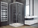 Besco Modern 80x80x185 MK-80-185-C chromowana kwadratowa kabina prysznicowa