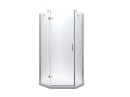 Besco Viva 90x90x195 V5P-90-195-C pięciokątna chromowana kabina prysznicowa