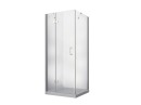 Besco Viva 80x80x195 VKL-80-195-C narożna lewa kwadratowa kabina prysznicowa