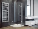 Besco Viva 90x90x195 VP-90-195-C chromowana półokrągła kabina prysznicowa