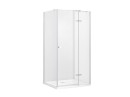 Besco Pixa 90x90x195 PKL-90-195-C chromowana kwadratowa lewa kabina prysznicowa