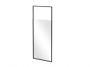 Besco Icon 120x200 IC-120-200C czarna kabina prysznicowa typu Walk-In z ramieniem sufitowym