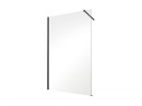 Besco Eco-N Black 100x195 ENB-100-195C czarna kabina prysznicowa typu Walk-In