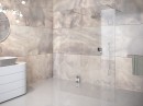 Besco Aveo Duo 130x195 AVD-130-195C chromowana kabina prysznicowa typu Walk-In